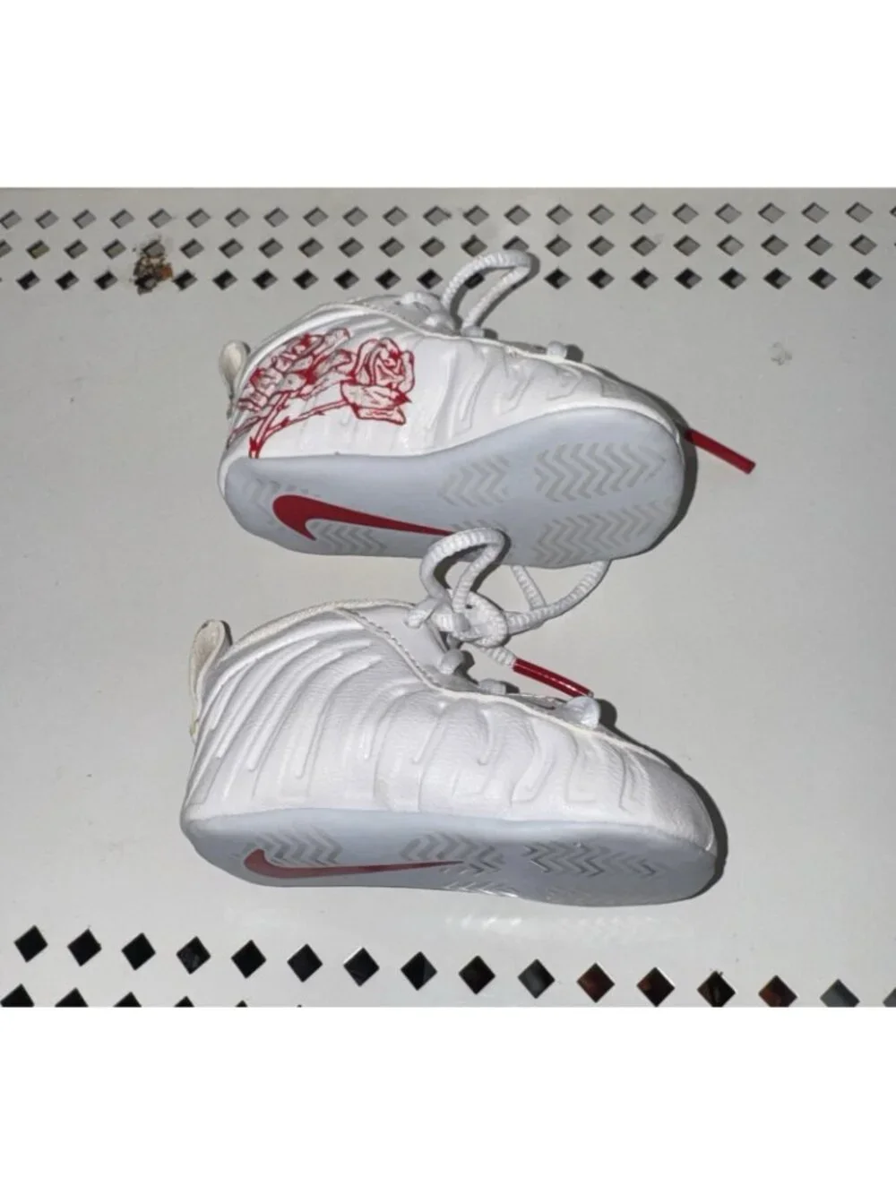 Nike Lil Posite One Thank You Plastic Bag Boys Baby Infant Crib Shoes Size 2C